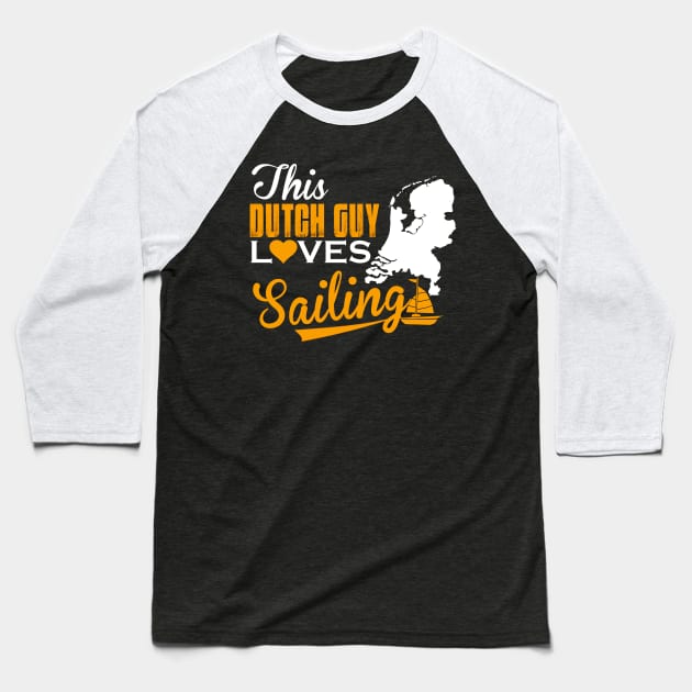 Dutgh Guy Baseball T-Shirt by Dojaja